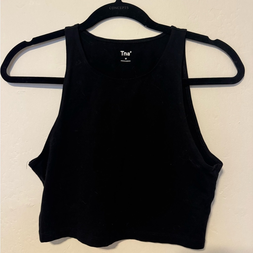 TNA Classic Black Crop Top